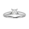 The Regal Collection Princess-Cut IGL Certified Diamond Solitaire Engagement Ring in 14k White Gold -Fleece Shop 1229039