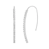 Diamond Fascination 14k Gold Diamond Accent Stick Drop Earrings -Fleece Shop 1547883 14k White Gold