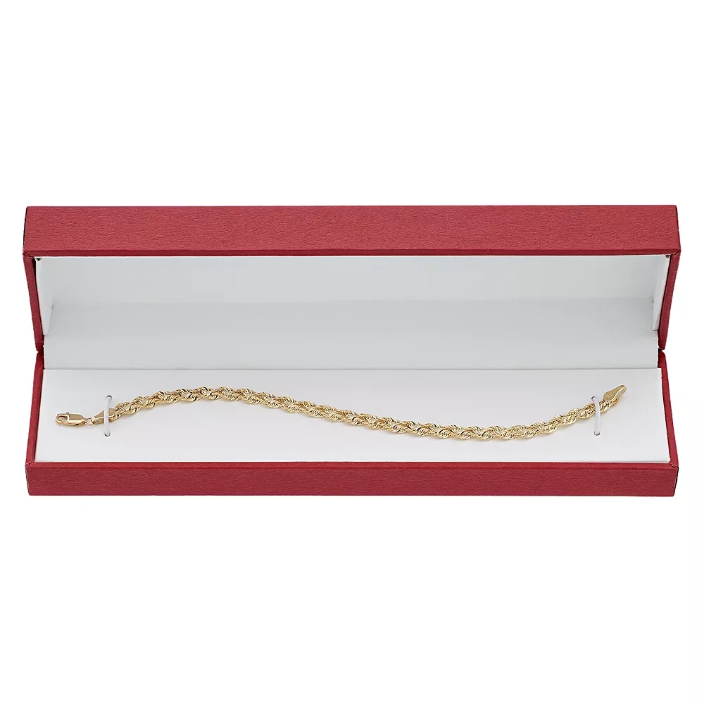 Everlasting Gold 10k Gold Double Rope Chain Bracelet - 7.5-in. 4 Everlasting Gold 10k Gold Double Rope Chain Bracelet - 7.5-in. - Image 2