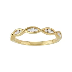 10k Gold 1/5 Carat T.W. Diamond Marquise Ring -Fleece Shop 2765470 Yellow