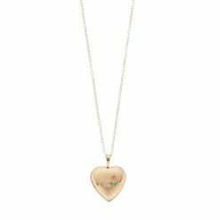 10k Gold "I Love You" Locket Necklace
