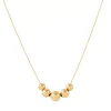 Everlasting Gold 14k Gold Graduated Bead Necklace -Fleece Shop 3675338