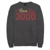 Men's Marvel Avengers Endgame Iron Man I Love You 3000 Quote Bold Sweatshirt -Fleece Shop 4299634
