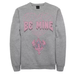 Men's Marvel Spider-Man Be Mine Web Heart Sweatshirt
