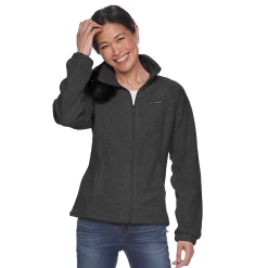 Women's Columbia Benton Springs Zip-Front Fleece Jacket 62 Women's Columbia Benton Springs Zip-Front Fleece Jacket -Fleece Shop 4505753 Charcoal Heather