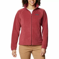 Women's Columbia Benton Springs Zip-Front Fleece Jacket 67 Women's Columbia Benton Springs Zip-Front Fleece Jacket -Fleece Shop 4505753 Marsala Red