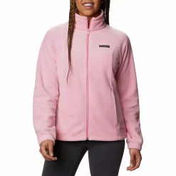 Women's Columbia Benton Springs Zip-Front Fleece Jacket 55 Women's Columbia Benton Springs Zip-Front Fleece Jacket -Fleece Shop 4505753 Pink Orchid