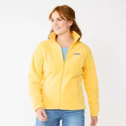 Women's Columbia Benton Springs Zip-Front Fleece Jacket 68 Women's Columbia Benton Springs Zip-Front Fleece Jacket -Fleece Shop 4505753 Sun Glow