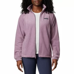 Women's Columbia Benton Springs Zip-Front Fleece Jacket 66 Women's Columbia Benton Springs Zip-Front Fleece Jacket -Fleece Shop 4505753 Winter Mauve