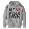 Boys 8-20 Nintendo Legend of Zelda My Heart Belongs To Link Graphic Hoodie -Fleece Shop 4550941