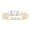Lovemark 10k Gold 1/2 Carat T.W. Diamond 3-Stone Ring 2 Lovemark 10k Gold 1/2 Carat T.W. Diamond 3-Stone Ring -Fleece Shop 4568568