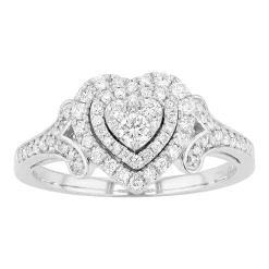 Lovemark 10k Gold 1/2 Carat T.W. Diamond Engagement Ring