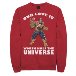 Men's Marvel Universally Loved Valentines Day Sweatshirt
