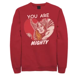 Men's Marvel Mighty Heart Comic Sweatshirt
