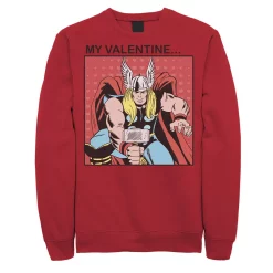 Men's Marvel Thor My Valentine Comic Sweatshirt