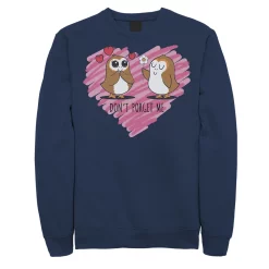Men's Star Wars Valentines Don't Porget Sketch Heart Sweatshirt