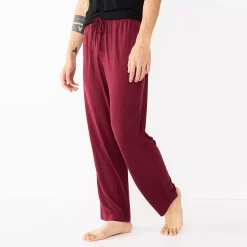 Sonoma Goods For Life® Seriously Soft Pajama Pants -Fleece Shop 5235302 Aged Wine Space Dye
