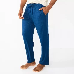 Sonoma Goods For Life® Seriously Soft Pajama Pants -Fleece Shop 5235302 Mineral Navy Space Dye