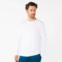 Men's Sonoma Goods For Life® Seriously Soft Crewneck Sleep Tee -Fleece Shop 5236520 White