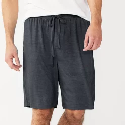 Men's Sonoma Goods For Life® Seriously Soft Pajama Shorts -Fleece Shop 5236603 Charcoal Sd