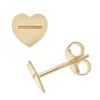 14k Gold Heart Stud Earrings -Fleece Shop 5726553
