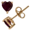 Gemistry 14k Gold Rhodolite Stud Earrings -Fleece Shop 5732122