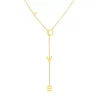 14k Gold "LOVE" Adjustable Necklace 1 14k Gold "LOVE" Adjustable Necklace -Fleece Shop 5941562