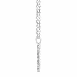 Alyson Layne 10k Gold 1/2 Carat T.W. Diamond Heart Pendant Necklace -Fleece Shop 6006767 ALT