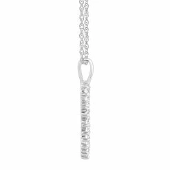 Alyson Layne 10k Gold 1 Carat T.W. Diamond Heart Pendant Necklace -Fleece Shop 6006768 ALT