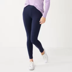 Women's Sonoma Goods For Life® Midrise Leggings -Fleece Shop 6120748 Sea Power